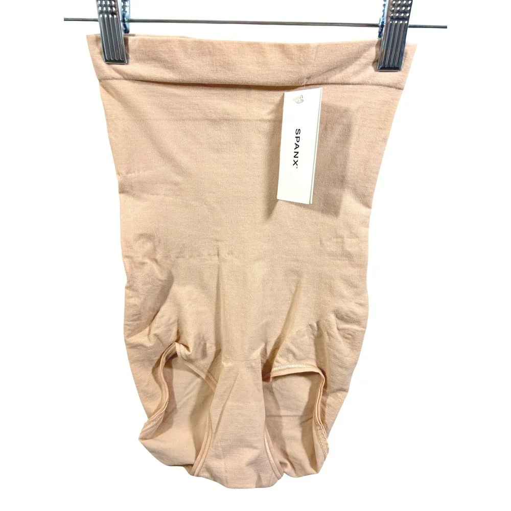 Spanx OnCore High-Waisted Brief Soft Nude Firm Control Shapewear 10399R Small